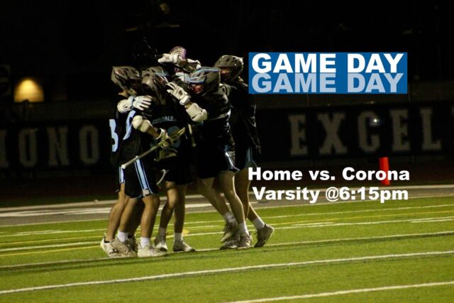 ⚠️GAME DAY⚠️ Home game tonight vs. Corona! #lacrosse #gameday #menslacrosse