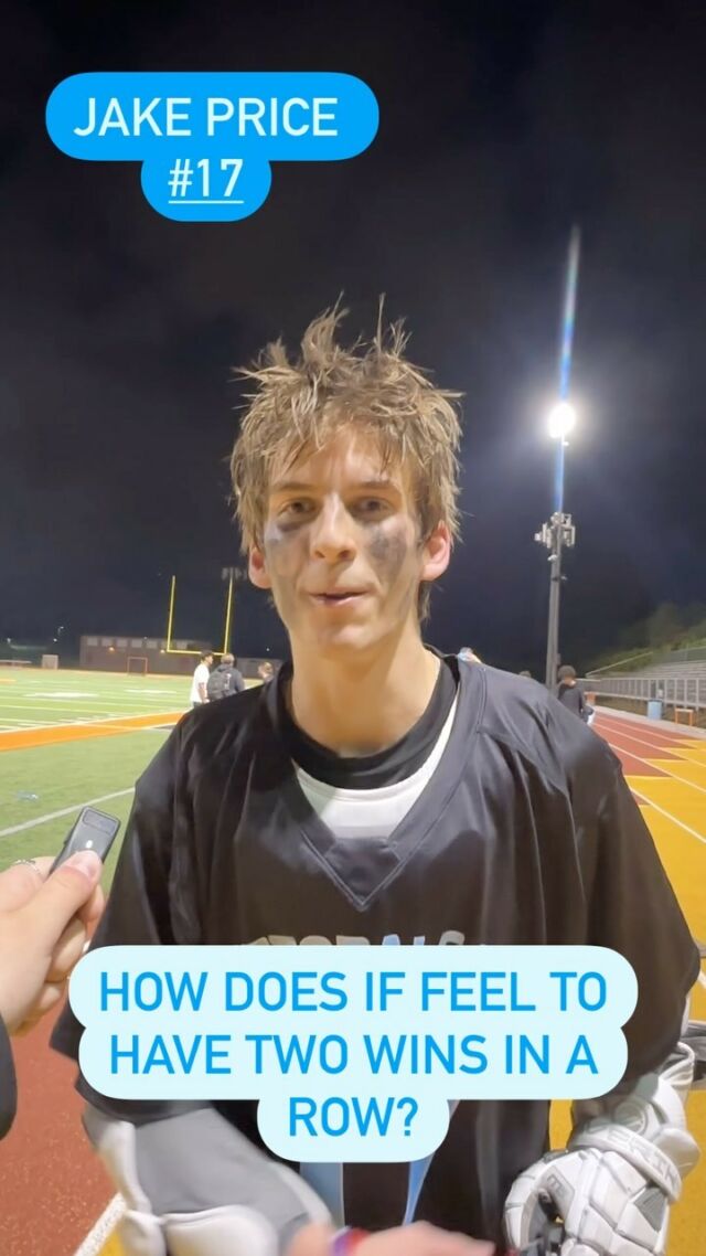 After an amazing 11-7 Win we caught up to get Jake Prices’ opinion! #lacrosse #lax #getback