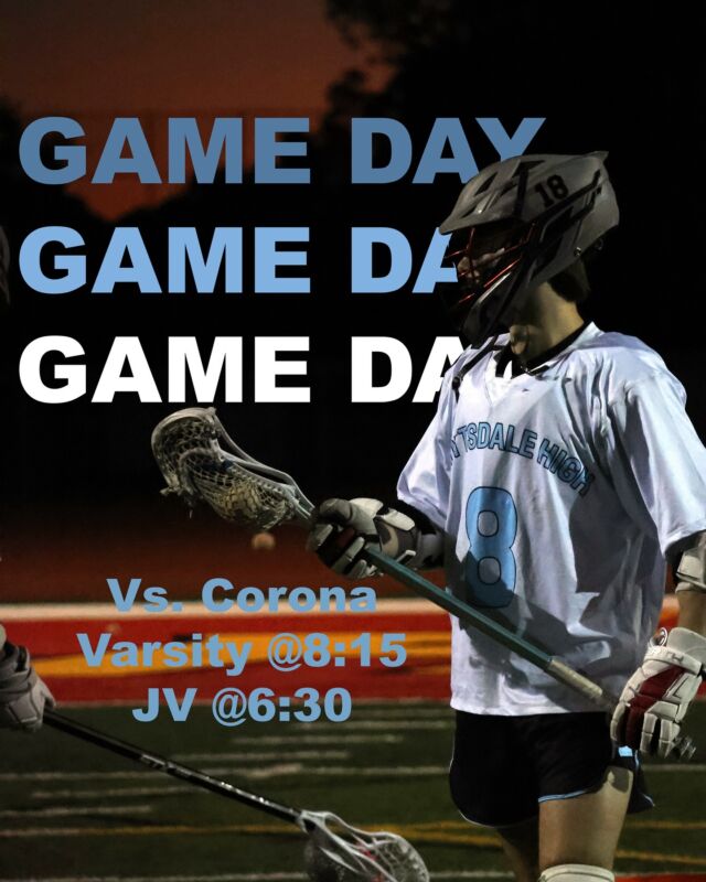 ⚠️GAME DAY⚠️ Tonight we are on the road again to take on Corona! JV starts at 6:30 and Varsity follows at 8:15! LETS GO BOYS! #lax #lacrosse