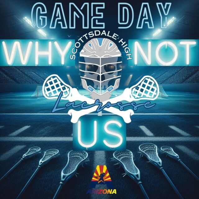 ⚠️GAME DAY⚠️ It’s time for playoffs! We are on the road to take on Brophy tonight at 7! BE THERE! #lacrosse #lax #azlacrosse