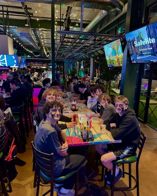 JV Bandits families doing a little postgame bonding. Go Bandits