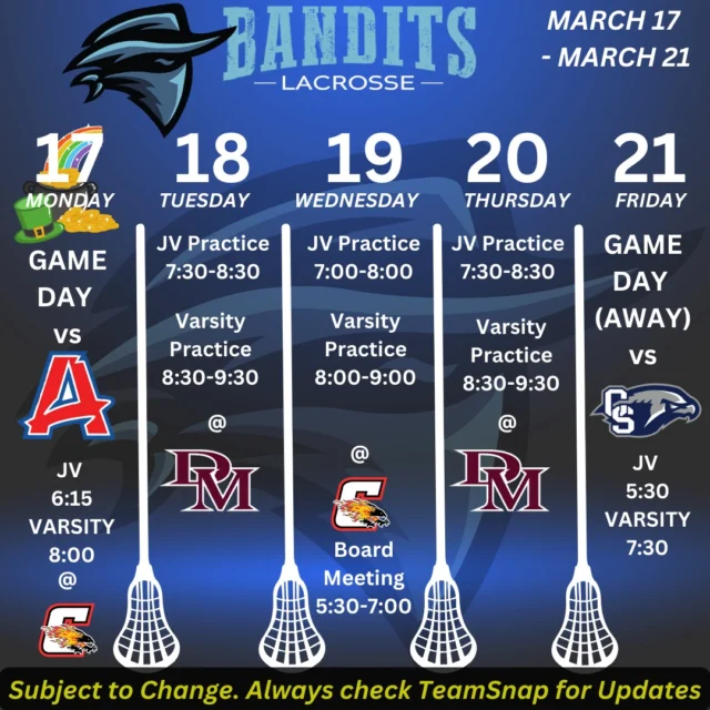 This week... Go Bandits!