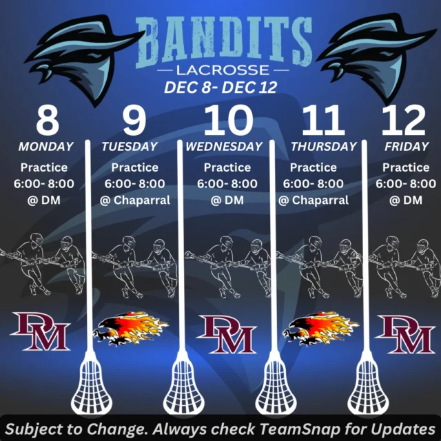 This week… Go Bandits!