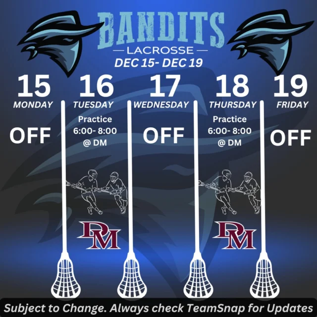 Bandits this week... Go Bandits!